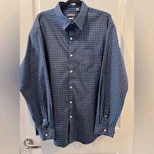 Van Heusen Men's Dress Shirt, Classic Fit, Collar Check Size:XL 17 1/2